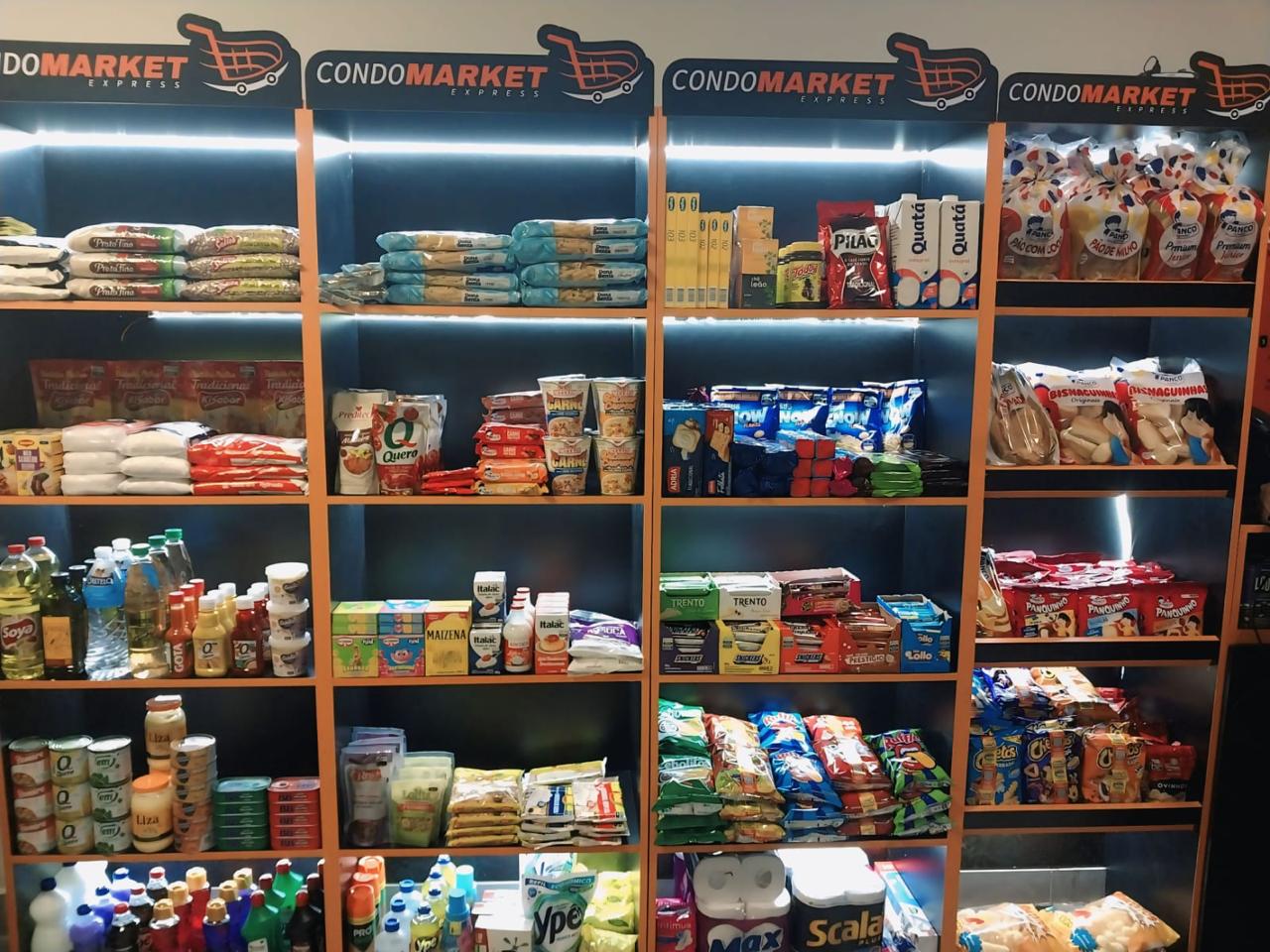 Loja CondoMarket montada