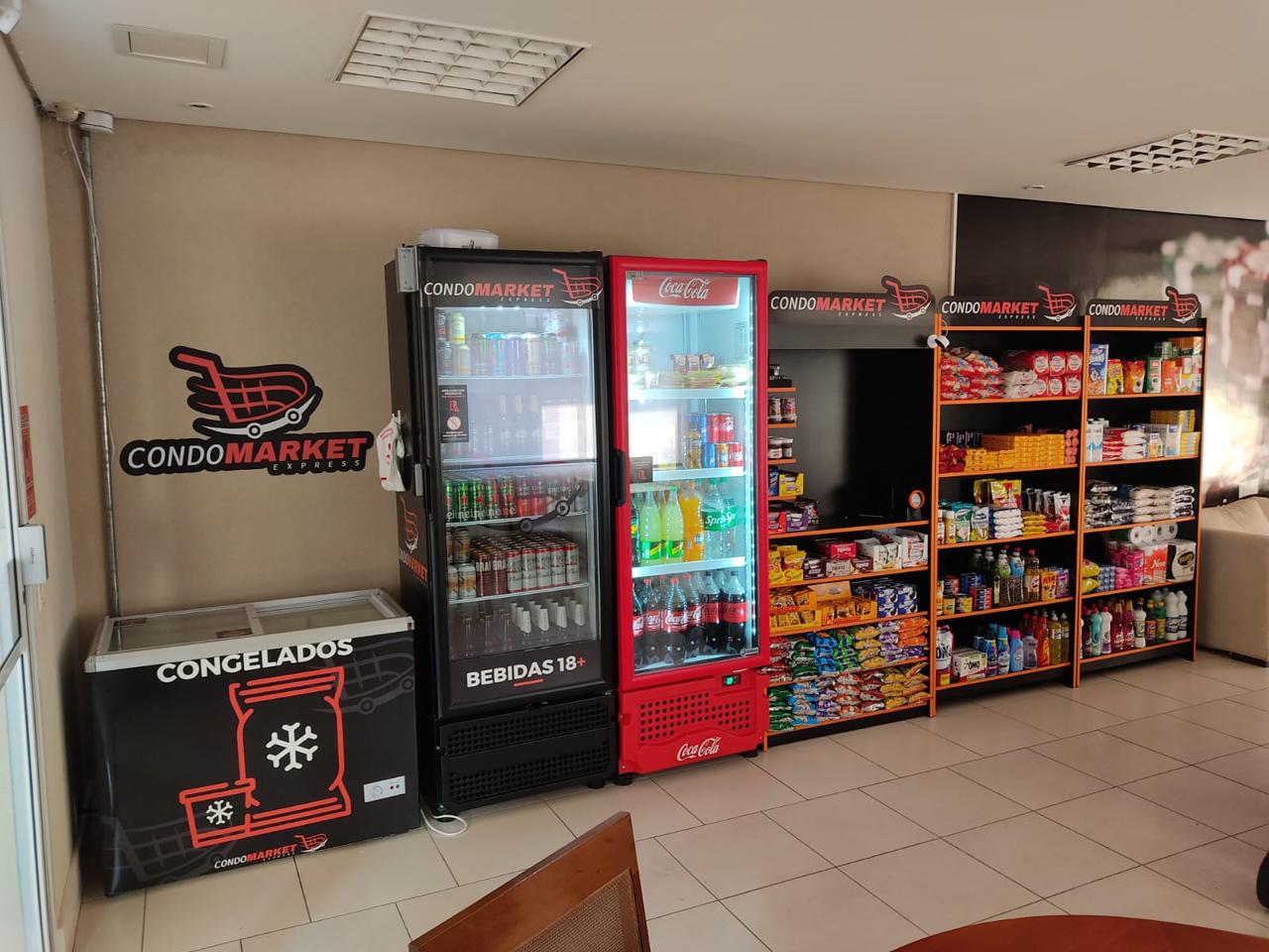 Loja CondoMarket montada